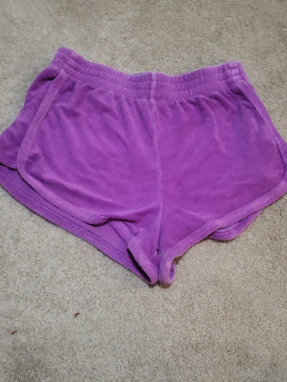 wild fable Purple Velour Athletic Lounge Shorts